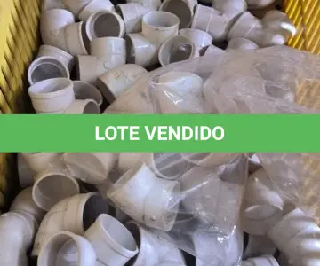 LOTE 338 - 01 LOTE COM JOELHOS DN 40 PARA ESGOTO. (CAIXA ORGANIZADORA NAO INCLUSA) (NO ESTADO) ATENÇÃO! FAZER A VISITAÇÃO ANTES DE ARREMATAR, NÃO SABEMOS SE FUNCIONA, LEILÃO NÃO TEM GARANTIA E NEM DEVOLUÇÃO, SUJEITO A POSSÍVEIS AVARIAS VISÍVEIS/OCULTAS E/OU AUSÊNCIA DE COMPONENTES.