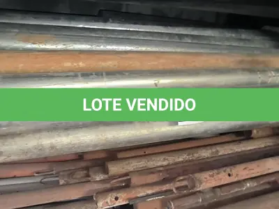 LOTE 150 - 01 LOTE COM CANOS ZINCADOS. (NO ESTADO) ATENÇÃO! FAZER A VISITAÇÃO ANTES DE ARREMATAR, NÃO SABEMOS SE FUNCIONA, LEILÃO NÃO TEM GARANTIA E NEM DEVOLUÇÃO, SUJEITO A POSSÍVEIS AVARIAS VISÍVEIS/OCULTAS E/OU AUSÊNCIA DE COMPONENTES.