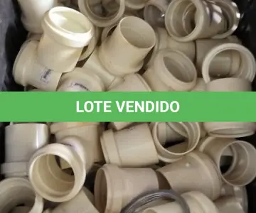 LOTE 337 - 01 LOTE COM LUVAS SIMPLES DN 50 PARA ESGOTO. (CAIXA ORGANIZADORA NAO INCLUSA) (NO ESTADO) ATENÇÃO! FAZER A VISITAÇÃO ANTES DE ARREMATAR, NÃO SABEMOS SE FUNCIONA, LEILÃO NÃO TEM GARANTIA E NEM DEVOLUÇÃO, SUJEITO A POSSÍVEIS AVARIAS VISÍVEIS/OCULTAS E/OU AUSÊNCIA DE COMPONENTES.