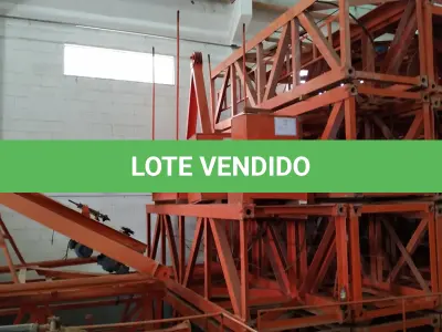 LOTE 629 - 01 GRUA K 45  80 METROS DE ALTURA, LANÇA 38 METROS, CAPACIDADE 1.000 kg NA PONTA.. (NO ESTADO) ATENÇÃO! FAZER A VISITAÇÃO ANTES DE ARREMATAR, NÃO SABEMOS SE FUNCIONA, LEILÃO NÃO TEM GARANTIA E NEM DEVOLUÇÃO, SUJEITO A POSSÍVEIS AVARIAS VISÍVEIS/OCULTAS E/OU AUSÊNCIA DE COMPONENTES.