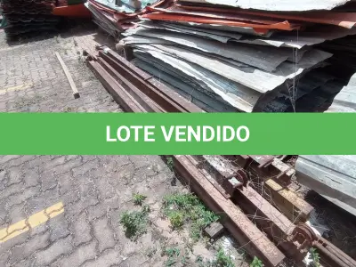 LOTE 596 - 01 LOTE COM PERFIS DE VIGA I EM FERRO. (NO ESTADO) ATENÇÃO! FAZER A VISITAÇÃO ANTES DE ARREMATAR, NÃO SABEMOS SE FUNCIONA, LEILÃO NÃO TEM GARANTIA E NEM DEVOLUÇÃO, SUJEITO A POSSÍVEIS AVARIAS VISÍVEIS/OCULTAS E/OU AUSÊNCIA DE COMPONENTES.