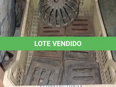 LOTE 478 - 01 LOTE COM GRELHAS EM FERRO. (NO ESTADO) ATENÇÃO! FAZER A VISITAÇÃO ANTES DE ARREMATAR, NÃO SABEMOS SE FUNCIONA, LEILÃO NÃO TEM GARANTIA E NEM DEVOLUÇÃO, SUJEITO A POSSÍVEIS AVARIAS VISÍVEIS/OCULTAS E/OU AUSÊNCIA DE COMPONENTES.