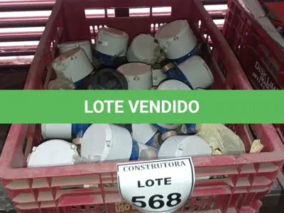 LOTE 568 - 01 LOTE COM HIDRÔMETROS DIVERSOS. (CAIXA ORGANIZADORA NAO INCLUSA) (NO ESTADO) ATENÇÃO! FAZER A VISITAÇÃO ANTES DE ARREMATAR, NÃO SABEMOS SE FUNCIONA, LEILÃO NÃO TEM GARANTIA E NEM DEVOLUÇÃO, SUJEITO A POSSÍVEIS AVARIAS VISÍVEIS/OCULTAS E/OU AUSÊNCIA DE COMPONENTES.