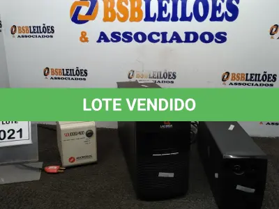 LOTE 021 - 02 NOBREAKS MARCAS LACERDA E 01 ESTABILIZADOR. (NO ESTADO) ATENÇÃO! FAZER A VISITAÇÃO ANTES DE ARREMATAR, NÃO SABEMOS SE FUNCIONA, LEILÃO NÃO TEM GARANTIA E NEM DEVOLUÇÃO, SUJEITO A POSSÍVEIS AVARIAS VISÍVEIS/OCULTAS E/OU AUSÊNCIA DE COMPONENTES.