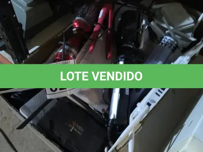 LOTE 024 - 01 LOTE COM VÁRIOS ROTEADORES, ESCOVAS DE CABELO ELÉTRICA, CHAPINHA DE CABELO E ELETRÔNICOS DIVERSOS. (NO ESTADO) ATENÇÃO! FAZER A VISITAÇÃO ANTES DE ARREMATAR, NÃO SABEMOS SE FUNCIONA, LEILÃO NÃO TEM GARANTIA E NEM DEVOLUÇÃO, SUJEITO A POSSÍVEIS AVARIAS VISÍVEIS/OCULTAS E/OU AUSÊNCIA DE COMPONENTES.