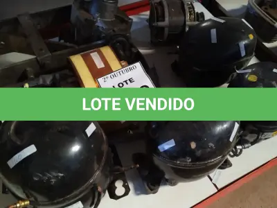 LOTE 068 - 04 MOTORES DE GELADEIRA, 01 MOTOR DE MÁQUINA DE LAVAR, 01 TRANSFORMADOR E 01 PEÇA DE FERRO. (NO ESTADO) ATENÇÃO! FAZER A VISITAÇÃO ANTES DE ARREMATAR, NÃO SABEMOS SE FUNCIONA, LEILÃO NÃO TEM GARANTIA E NEM DEVOLUÇÃO, SUJEITO A POSSÍVEIS AVARIAS VISÍVEIS/OCULTAS E/OU AUSÊNCIA DE COMPONENTES.