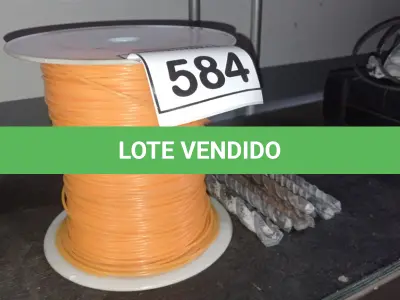 LOTE 584 - 01 CARRETEL DE FIO PARA ROÇADEIRA STHIL E 07 BROCAS. (NO ESTADO) ATENÇÃO! FAZER A VISITAÇÃO ANTES DE ARREMATAR, NÃO SABEMOS SE FUNCIONA, LEILÃO NÃO TEM GARANTIA E NEM DEVOLUÇÃO, SUJEITO A POSSÍVEIS AVARIAS VISÍVEIS/OCULTAS E/OU AUSÊNCIA DE COMPONENTES.