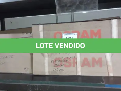 LOTE 581 - 01 LOTE COM LÂMPADAS FLUORESCENTES. (NO ESTADO) ATENÇÃO! FAZER A VISITAÇÃO ANTES DE ARREMATAR, NÃO SABEMOS SE FUNCIONA, LEILÃO NÃO TEM GARANTIA E NEM DEVOLUÇÃO, SUJEITO A POSSÍVEIS AVARIAS VISÍVEIS/OCULTAS E/OU AUSÊNCIA DE COMPONENTES.