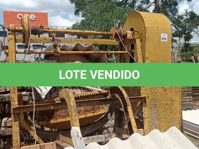 LOTE 599 - 01 BETONEIRA PARA OBRA INDUSTRIAL TRIFÁSICO. (NO ESTADO) ATENÇÃO! FAZER A VISITAÇÃO ANTES DE ARREMATAR, NÃO SABEMOS SE FUNCIONA, LEILÃO NÃO TEM GARANTIA E NEM DEVOLUÇÃO, SUJEITO A POSSÍVEIS AVARIAS VISÍVEIS/OCULTAS E/OU AUSÊNCIA DE COMPONENTES.