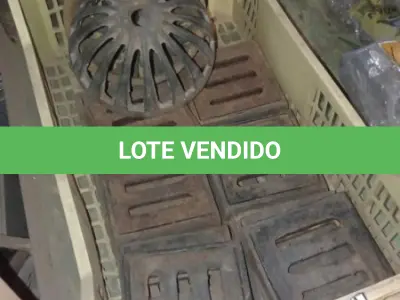 LOTE 478 - 01 LOTE COM GRELHAS EM FERRO. (NO ESTADO) ATENÇÃO! FAZER A VISITAÇÃO ANTES DE ARREMATAR, NÃO SABEMOS SE FUNCIONA, LEILÃO NÃO TEM GARANTIA E NEM DEVOLUÇÃO, SUJEITO A POSSÍVEIS AVARIAS VISÍVEIS/OCULTAS E/OU AUSÊNCIA DE COMPONENTES.