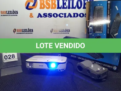 LOTE 028 - 01 SERVIDOR DE RACK MARCA DELL, 03 TECLADOS DE PC COM MOUSE SEM FIO MARCA HP, 01 IMPRESSORA TÉRMICA MARCA ZEBRA E 01 PROJETOR MARCA EPSON. (NO ESTADO) ATENÇÃO! FAZER A VISITAÇÃO ANTES DE ARREMATAR, NÃO SABEMOS SE FUNCIONA, LEILÃO NÃO TEM GARANTIA E NEM DEVOLUÇÃO, SUJEITO A POSSÍVEIS AVARIAS VISÍVEIS/OCULTAS E/OU AUSÊNCIA DE COMPONENTES.
