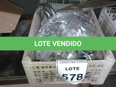 LOTE 578 - 01 LOTE COM TORNEIRAS DIVERSAS. (CAIXA ORGANIZADORA NAO INCLUSA) (NO ESTADO) ATENÇÃO! FAZER A VISITAÇÃO ANTES DE ARREMATAR, NÃO SABEMOS SE FUNCIONA, LEILÃO NÃO TEM GARANTIA E NEM DEVOLUÇÃO, SUJEITO A POSSÍVEIS AVARIAS VISÍVEIS/OCULTAS E/OU AUSÊNCIA DE COMPONENTES.