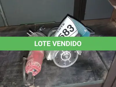 LOTE 583 - 01 SERRA PARA PISO MAKITA E 01 LIXADEIRA . (NO ESTADO) ATENÇÃO! FAZER A VISITAÇÃO ANTES DE ARREMATAR, NÃO SABEMOS SE FUNCIONA, LEILÃO NÃO TEM GARANTIA E NEM DEVOLUÇÃO, SUJEITO A POSSÍVEIS AVARIAS VISÍVEIS/OCULTAS E/OU AUSÊNCIA DE COMPONENTES.