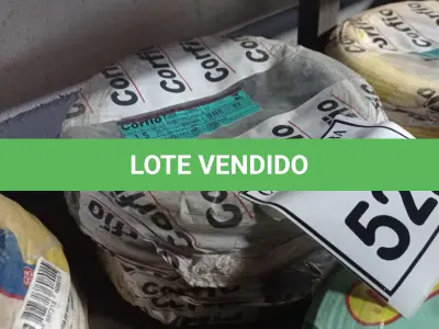 LOTE 522 - 02 ROLOS DE FIO 1X1,5MM ANTI CHAMA 450/750 100 METROS NA COR PRETO. (NO ESTADO) ATENÇÃO! FAZER A VISITAÇÃO ANTES DE ARREMATAR, NÃO SABEMOS SE FUNCIONA, LEILÃO NÃO TEM GARANTIA E NEM DEVOLUÇÃO, SUJEITO A POSSÍVEIS AVARIAS VISÍVEIS/OCULTAS E/OU AUSÊNCIA DE COMPONENTES.