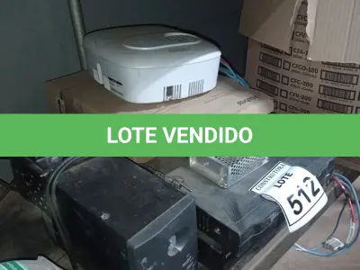 LOTE 512 - 01 LOTE COM SISTEMAS DE ALARME,  DVRS ,E 02 ESTABILIZADORES. (NO ESTADO) ATENÇÃO! FAZER A VISITAÇÃO ANTES DE ARREMATAR, NÃO SABEMOS SE FUNCIONA, LEILÃO NÃO TEM GARANTIA E NEM DEVOLUÇÃO, SUJEITO A POSSÍVEIS AVARIAS VISÍVEIS/OCULTAS E/OU AUSÊNCIA DE COMPONENTES.
