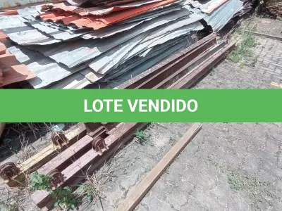 LOTE 596 - 01 LOTE COM PERFIS DE VIGA I EM FERRO. (NO ESTADO) ATENÇÃO! FAZER A VISITAÇÃO ANTES DE ARREMATAR, NÃO SABEMOS SE FUNCIONA, LEILÃO NÃO TEM GARANTIA E NEM DEVOLUÇÃO, SUJEITO A POSSÍVEIS AVARIAS VISÍVEIS/OCULTAS E/OU AUSÊNCIA DE COMPONENTES.