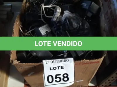 LOTE 058 - 01 LOTE COM GRANDE QUANTIDADE DE FONTES DIVERSAS. (NO ESTADO) ATENÇÃO! FAZER A VISITAÇÃO ANTES DE ARREMATAR, NÃO SABEMOS SE FUNCIONA, LEILÃO NÃO TEM GARANTIA E NEM DEVOLUÇÃO, SUJEITO A POSSÍVEIS AVARIAS VISÍVEIS/OCULTAS E/OU AUSÊNCIA DE COMPONENTES.