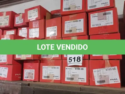 LOTE 518 - 01 LOTE COM POSTO HORIZONTAL E INTERRUPTORES SIMPLES. (NO ESTADO) ATENÇÃO! FAZER A VISITAÇÃO ANTES DE ARREMATAR, NÃO SABEMOS SE FUNCIONA, LEILÃO NÃO TEM GARANTIA E NEM DEVOLUÇÃO, SUJEITO A POSSÍVEIS AVARIAS VISÍVEIS/OCULTAS E/OU AUSÊNCIA DE COMPONENTES.