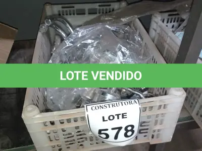 LOTE 578 - 01 LOTE COM TORNEIRAS DIVERSAS. (CAIXA ORGANIZADORA NAO INCLUSA) (NO ESTADO) ATENÇÃO! FAZER A VISITAÇÃO ANTES DE ARREMATAR, NÃO SABEMOS SE FUNCIONA, LEILÃO NÃO TEM GARANTIA E NEM DEVOLUÇÃO, SUJEITO A POSSÍVEIS AVARIAS VISÍVEIS/OCULTAS E/OU AUSÊNCIA DE COMPONENTES.