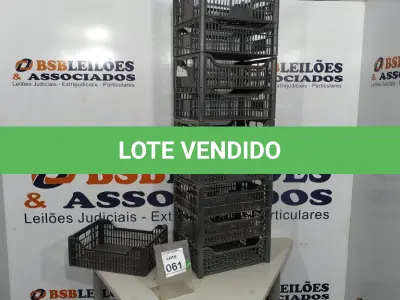 LOTE 061 - 10 CESTAS DE ORGANIZADORAS. (NO ESTADO) ATENÇÃO! FAZER A VISITAÇÃO ANTES DE ARREMATAR, NÃO SABEMOS SE FUNCIONA, LEILÃO NÃO TEM GARANTIA E NEM DEVOLUÇÃO, SUJEITO A POSSÍVEIS AVARIAS VISÍVEIS/OCULTAS E/OU AUSÊNCIA DE COMPONENTES.