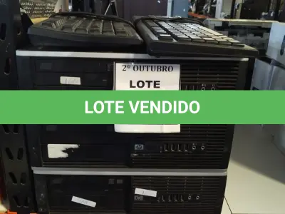 LOTE 074 - 03 CPUS MARCA HP E 02 TECLADOS DE PC. (NO ESTADO) ATENÇÃO! FAZER A VISITAÇÃO ANTES DE ARREMATAR, NÃO SABEMOS SE FUNCIONA, LEILÃO NÃO TEM GARANTIA E NEM DEVOLUÇÃO, SUJEITO A POSSÍVEIS AVARIAS VISÍVEIS/OCULTAS E/OU AUSÊNCIA DE COMPONENTES.