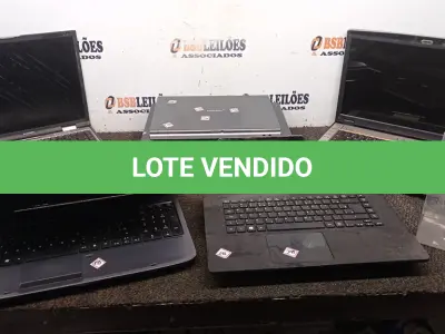 LOTE 099 - 07 NOTEBOOKS PARA RETIRADA DE PEÇAS DE MARCAS E MODELOS DIVERSOS, 01 COOLER DE NOTEBOOK E 01 TECLADO. (NO ESTADO) ATENÇÃO! FAZER A VISITAÇÃO ANTES DE ARREMATAR, NÃO SABEMOS SE FUNCIONA, LEILÃO NÃO TEM GARANTIA E NEM DEVOLUÇÃO, SUJEITO A POSSÍVEIS AVARIAS VISÍVEIS/OCULTAS E/OU AUSÊNCIA DE COMPONENTES.