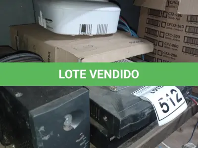 LOTE 512 - 01 LOTE COM SISTEMAS DE ALARME,  DVRS ,E 02 ESTABILIZADORES. (NO ESTADO) ATENÇÃO! FAZER A VISITAÇÃO ANTES DE ARREMATAR, NÃO SABEMOS SE FUNCIONA, LEILÃO NÃO TEM GARANTIA E NEM DEVOLUÇÃO, SUJEITO A POSSÍVEIS AVARIAS VISÍVEIS/OCULTAS E/OU AUSÊNCIA DE COMPONENTES.