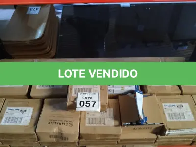 LOTE 057 - 01 LOTE COM GRANDE QUANTIDADE DE LÂMPADAS FLUORESCENTES DE MARCAS E MODELOS DIVERSOS. (NO ESTADO) ATENÇÃO! FAZER A VISITAÇÃO ANTES DE ARREMATAR, NÃO SABEMOS SE FUNCIONA, LEILÃO NÃO TEM GARANTIA E NEM DEVOLUÇÃO, SUJEITO A POSSÍVEIS AVARIAS VISÍVEIS/OCULTAS E/OU AUSÊNCIA DE COMPONENTES.