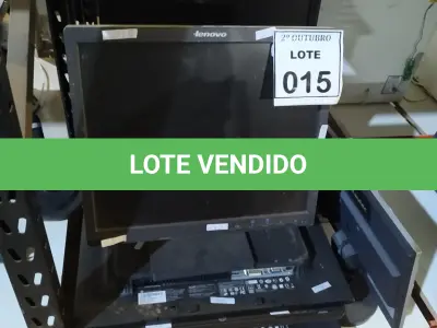 LOTE 015 - 01 LOTE COM VÁRIOS MONITORES LCD DE MARCAS E MODELOS DIVERSOS. (NO ESTADO) ATENÇÃO! FAZER A VISITAÇÃO ANTES DE ARREMATAR, NÃO SABEMOS SE FUNCIONA, LEILÃO NÃO TEM GARANTIA E NEM DEVOLUÇÃO, SUJEITO A POSSÍVEIS AVARIAS VISÍVEIS/OCULTAS E/OU AUSÊNCIA DE COMPONENTES.