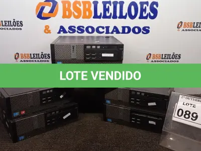 LOTE 089 - 06 CPUS MARCA DELL. (NO ESTADO) ATENÇÃO! FAZER A VISITAÇÃO ANTES DE ARREMATAR, NÃO SABEMOS SE FUNCIONA, LEILÃO NÃO TEM GARANTIA E NEM DEVOLUÇÃO, SUJEITO A POSSÍVEIS AVARIAS VISÍVEIS/OCULTAS E/OU AUSÊNCIA DE COMPONENTES.