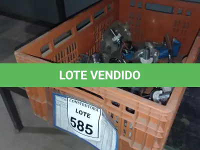 LOTE 585 - 01 LOTE COM TORNEIRAS DIVERSAS. (CAIXA ORGANIZADORA NAO INCLUSA) (NO ESTADO) ATENÇÃO! FAZER A VISITAÇÃO ANTES DE ARREMATAR, NÃO SABEMOS SE FUNCIONA, LEILÃO NÃO TEM GARANTIA E NEM DEVOLUÇÃO, SUJEITO A POSSÍVEIS AVARIAS VISÍVEIS/OCULTAS E/OU AUSÊNCIA DE COMPONENTES.