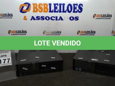 LOTE 177 - 02 CPUS MARCA DELL. (NO ESTADO) ATENÇÃO! FAZER A VISITAÇÃO ANTES DE ARREMATAR, NÃO SABEMOS SE FUNCIONA, LEILÃO NÃO TEM GARANTIA E NEM DEVOLUÇÃO, SUJEITO A POSSÍVEIS AVARIAS VISÍVEIS/OCULTAS E/OU AUSÊNCIA DE COMPONENTES.