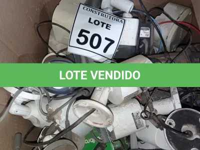 LOTE 507 - 01 CAIXA COM CÂMERAS DE SEGURANÇA DIVERSAS. (NO ESTADO) ATENÇÃO! FAZER A VISITAÇÃO ANTES DE ARREMATAR, NÃO SABEMOS SE FUNCIONA, LEILÃO NÃO TEM GARANTIA E NEM DEVOLUÇÃO, SUJEITO A POSSÍVEIS AVARIAS VISÍVEIS/OCULTAS E/OU AUSÊNCIA DE COMPONENTES.