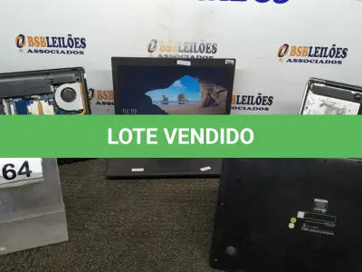 LOTE 064 - 04 NOTEBOOKS DE MARCAS E MODELOS DIVERSOS. (NO ESTADO) ATENÇÃO! FAZER A VISITAÇÃO ANTES DE ARREMATAR, NÃO SABEMOS SE FUNCIONA, LEILÃO NÃO TEM GARANTIA E NEM DEVOLUÇÃO, SUJEITO A POSSÍVEIS AVARIAS VISÍVEIS/OCULTAS E/OU AUSÊNCIA DE COMPONENTES.
