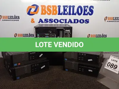 LOTE 089 - 06 CPUS MARCA DELL. (NO ESTADO) ATENÇÃO! FAZER A VISITAÇÃO ANTES DE ARREMATAR, NÃO SABEMOS SE FUNCIONA, LEILÃO NÃO TEM GARANTIA E NEM DEVOLUÇÃO, SUJEITO A POSSÍVEIS AVARIAS VISÍVEIS/OCULTAS E/OU AUSÊNCIA DE COMPONENTES.