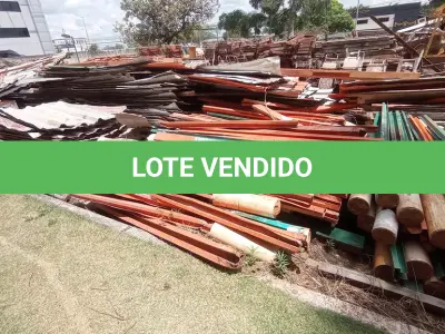 LOTE 592 - 01 LOTE COM TELHAS DE ZINCO QUE ERAM USADAS COMO TAPUME. (NO ESTADO) ATENÇÃO! FAZER A VISITAÇÃO ANTES DE ARREMATAR, NÃO SABEMOS SE FUNCIONA, LEILÃO NÃO TEM GARANTIA E NEM DEVOLUÇÃO, SUJEITO A POSSÍVEIS AVARIAS VISÍVEIS/OCULTAS E/OU AUSÊNCIA DE COMPONENTES.