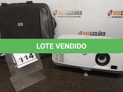 LOTE 114 - 01 PROJETOR MARCA NEC. (NO ESTADO) ATENÇÃO! FAZER A VISITAÇÃO ANTES DE ARREMATAR, NÃO SABEMOS SE FUNCIONA, LEILÃO NÃO TEM GARANTIA E NEM DEVOLUÇÃO, SUJEITO A POSSÍVEIS AVARIAS VISÍVEIS/OCULTAS E/OU AUSÊNCIA DE COMPONENTES.