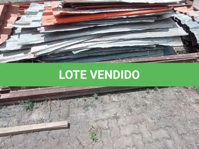 LOTE 596 - 01 LOTE COM PERFIS DE VIGA I EM FERRO. (NO ESTADO) ATENÇÃO! FAZER A VISITAÇÃO ANTES DE ARREMATAR, NÃO SABEMOS SE FUNCIONA, LEILÃO NÃO TEM GARANTIA E NEM DEVOLUÇÃO, SUJEITO A POSSÍVEIS AVARIAS VISÍVEIS/OCULTAS E/OU AUSÊNCIA DE COMPONENTES.