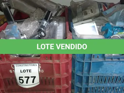 LOTE 577 - 01 LOTE COM TUBOS DE LIGAÇÃO PARA SIFÃO E ACABAMENTOS PARA BANHEIRO. (CAIXA ORGANIZADORA NAO INCLUSA) (NO ESTADO) ATENÇÃO! FAZER A VISITAÇÃO ANTES DE ARREMATAR, NÃO SABEMOS SE FUNCIONA, LEILÃO NÃO TEM GARANTIA E NEM DEVOLUÇÃO, SUJEITO A POSSÍVEIS AVARIAS VISÍVEIS/OCULTAS E/OU AUSÊNCIA DE COMPONENTES.