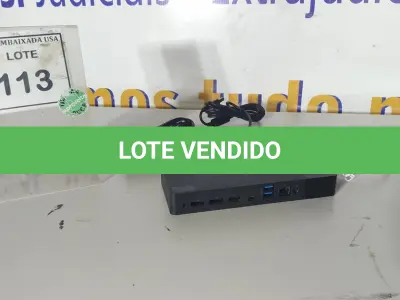 LOTE 113 - 01 DOCKING STATION DELL WD19 (NOVO).(NO ESTADO EM QUE SE ENCONTRA. SUJEITO A AVARIAS OCULTAS/VISÍVEIS.)