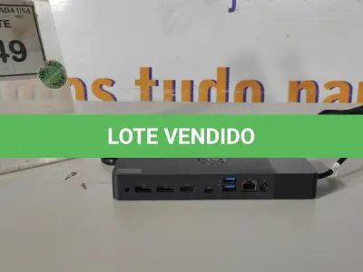 LOTE 049 - 01 DOCKING STATION DELL WD19 (NOVO).(NO ESTADO EM QUE SE ENCONTRA. SUJEITO A AVARIAS OCULTAS/VISÍVEIS.)