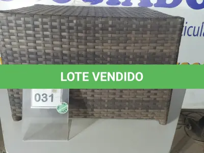 LOTE 031 - 01 MESA DE CENTRO DE JARDIM. (NO ESTADO EM QUE SE ENCONTRA. SUJEITO A AVARIAS OCULTAS/VISÍVEIS.) AV9337G