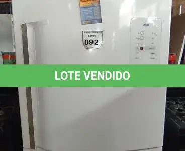 LOTE 092 - 01 GELADEIRA BRASTEMP ATIVE FROST FREE 220 VOLTS. (NO ESTADO EM QUE SE ENCONTRA. SUJEITO A AVARIAS OCULTAS/VISÍVEIS.) BH1505A