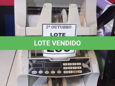 LOTE 286 - 03 MÁQUINAS DE CONTAR CÉDULAS, 01 SCANNER MARCA KODAK E 01 IMPRESSORA MARCA PANASONIC. (NO ESTADO) ATENÇÃO! FAZER A VISITAÇÃO ANTES DE ARREMATAR, NÃO SABEMOS SE FUNCIONA, LEILÃO NÃO TEM GARANTIA E NEM DEVOLUÇÃO, SUJEITO A POSSÍVEIS AVARIAS VISÍVEIS/OCULTAS E/OU AUSÊNCIA DE COMPONENTES.