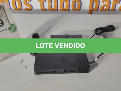 LOTE 049 - 01 DOCKING STATION DELL WD19 (NOVO).(NO ESTADO EM QUE SE ENCONTRA. SUJEITO A AVARIAS OCULTAS/VISÍVEIS.)
