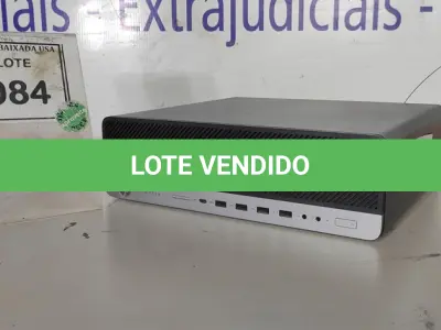 LOTE 084 - 01 CPU HP ELITEDESK CORE I5 COM 16 GB DE MEMORIA RAM. (NO ESTADO EM QUE SE ENCONTRA. SUJEITO A AVARIAS OCULTAS/VISÍVEIS.) 2UA7411N87