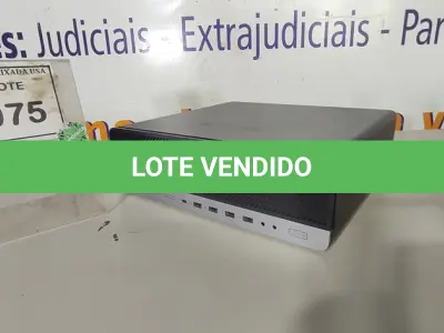 LOTE 075 - 01 CPU HP ELITEDESK COREI5 COM 8GB DE MEMORIA RAM. (NO ESTADO EM QUE SE ENCONTRA. SUJEITO A AVARIAS OCULTAS/VISÍVEIS.) 2UA7411N86