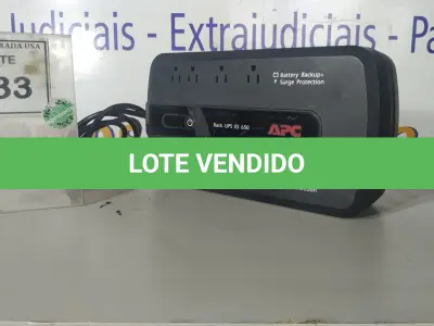 LOTE 033 - 01 NOBREAK UNITS APC POWER SURGE PROTECTOR. (NO ESTADO EM QUE SE ENCONTRA. SUJEITO A AVARIAS OCULTAS/VISÍVEIS.)