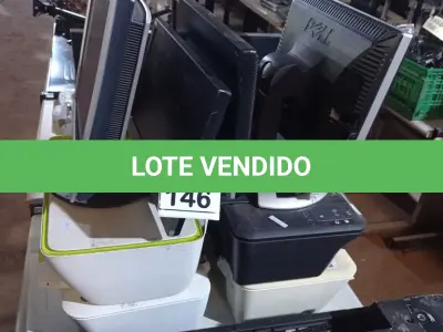 LOTE 146 - 04 IMPRESSORAS E 05 MONITORES DE MARCAS MODELOS DIVERSOS. (NO ESTADO) ATENÇÃO! FAZER A VISITAÇÃO ANTES DE ARREMATAR, NÃO SABEMOS SE FUNCIONA, LEILÃO NÃO TEM GARANTIA E NEM DEVOLUÇÃO, SUJEITO A POSSÍVEIS AVARIAS VISÍVEIS/OCULTAS E/OU AUSÊNCIA DE COMPONENTES.