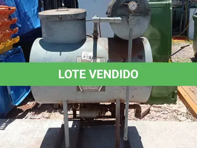 LOTE 325 - 01 FILTRO PRENSA PRA ÓLEO DIESEL. (NO ESTADO) ATENÇÃO! FAZER A VISITAÇÃO ANTES DE ARREMATAR, NÃO SABEMOS SE FUNCIONA, LEILÃO NÃO TEM GARANTIA E NEM DEVOLUÇÃO, SUJEITO A POSSÍVEIS AVARIAS VISÍVEIS/OCULTAS E/OU AUSÊNCIA DE COMPONENTES.